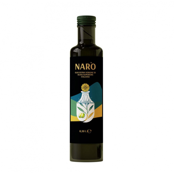 Olio EVO - NARO' Olio Extravergine d'oliva "Superiore" 500 ml. - 1