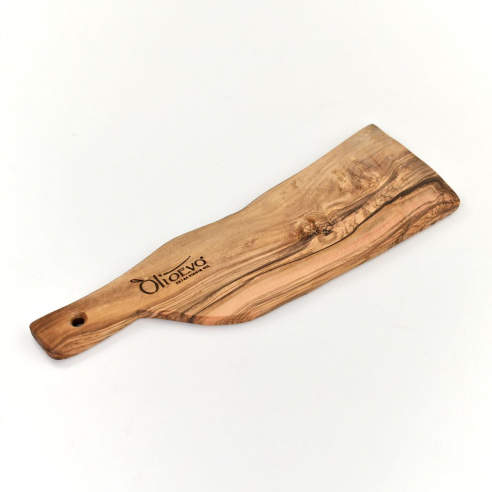 Tagliere in legno d'olivo artigianale cm. 33 x 18,5 X 2,5